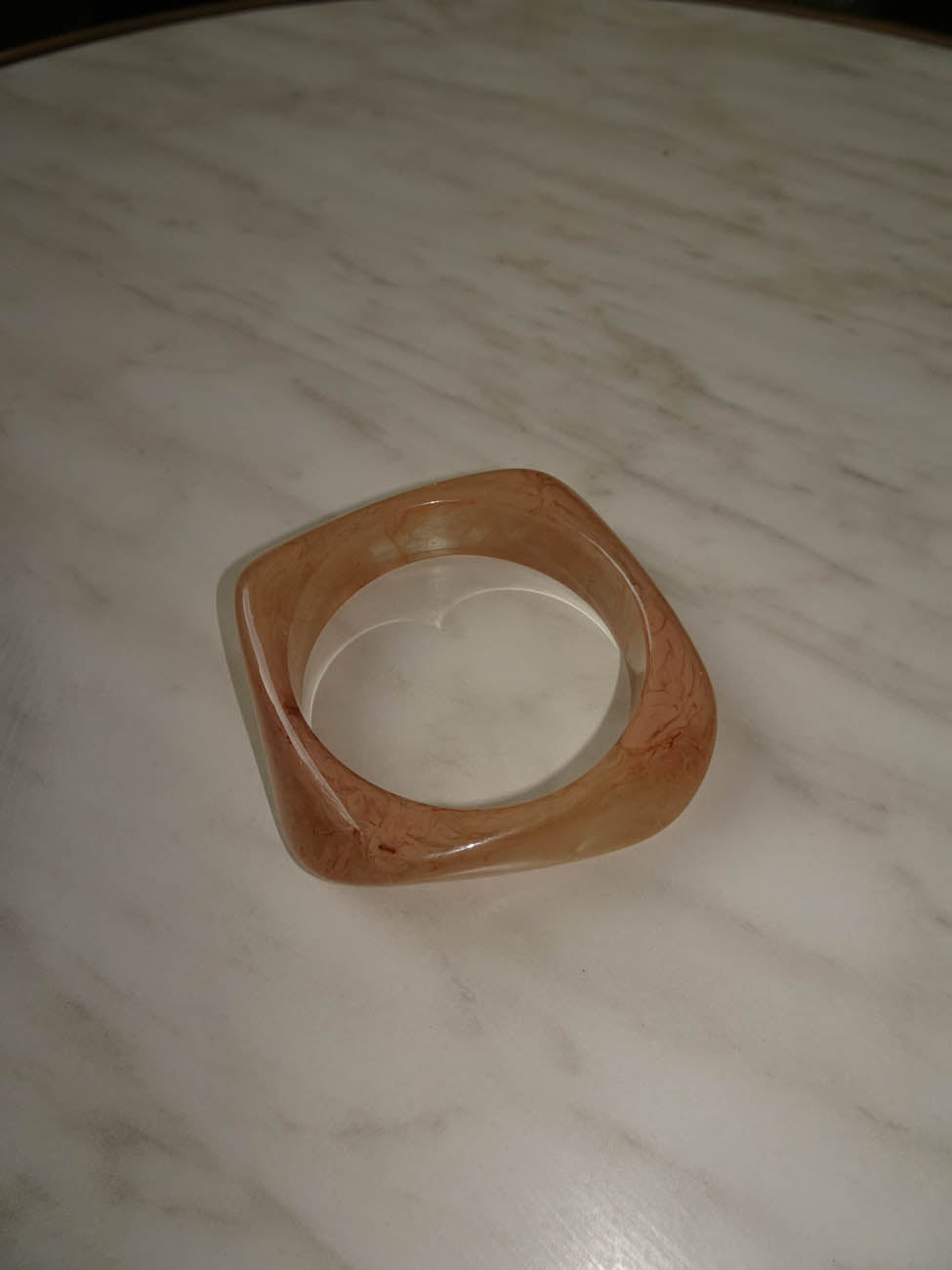 Lykke chunky armbånd - Lys karamel