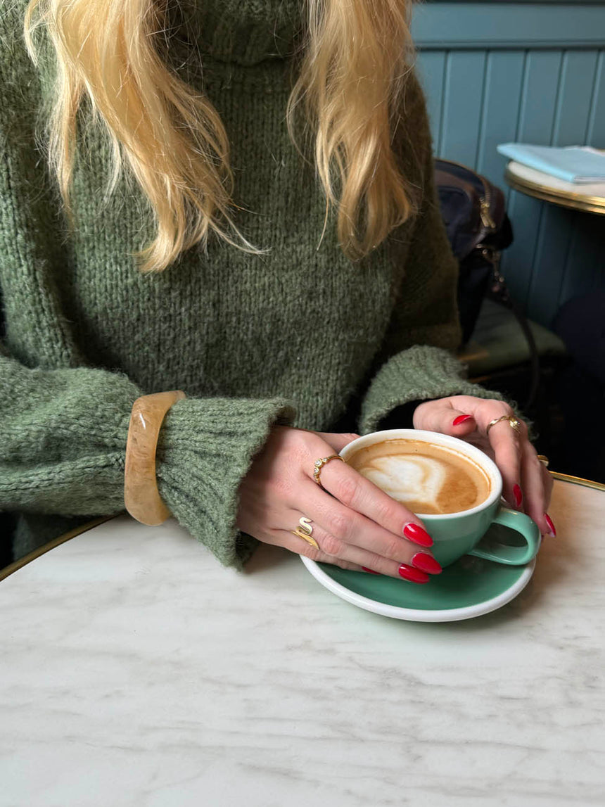Lykke chunky armbånd - Lys karamel