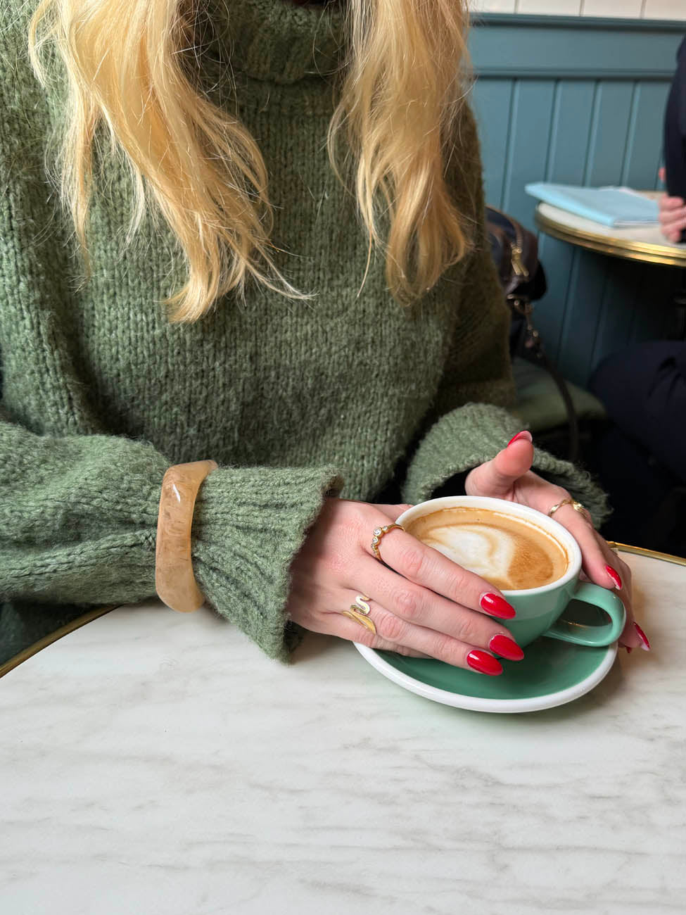 Lykke chunky armbånd - Lys karamel