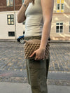 Hæklet clutch - Beige