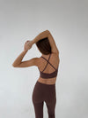 Crossback bra - Espresso