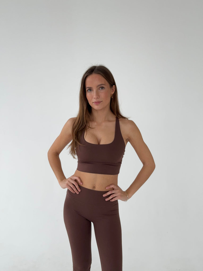 Crossback bra - Espresso
