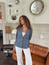 Annie denim blazer - Blå