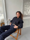 Damina denim jakke - Mørk denim