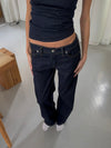 Viki denim jeans - Mørk denim