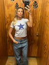 "Stargirl" baby tee - grå