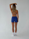 Folded essential shorts - Royal blue