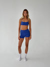 Folded essential shorts - Royal blue