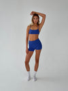 Folded essential shorts - Royal blue