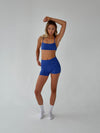 Folded essential shorts - Royal blue