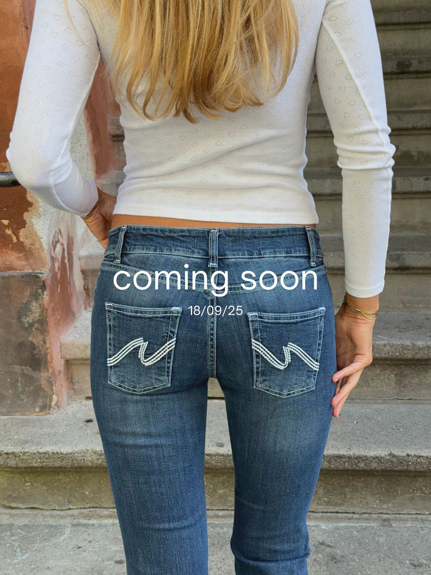 Bobby bootcut jeans - Blå denim