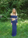 Delora maxi kjole - Navy