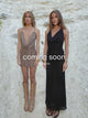 Sesia maxi blonde kjole - Sort