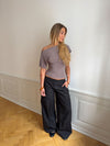 Florine figursyet t-shirt - Taupe