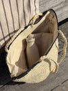 Spencer flet taske - Beige/sort