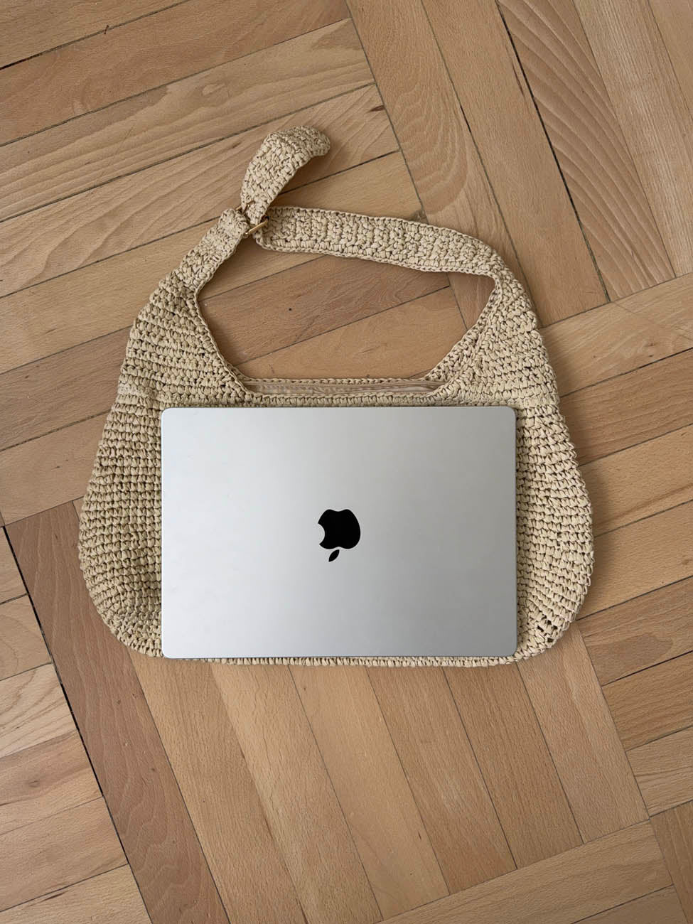 Taline flettaske - Beige