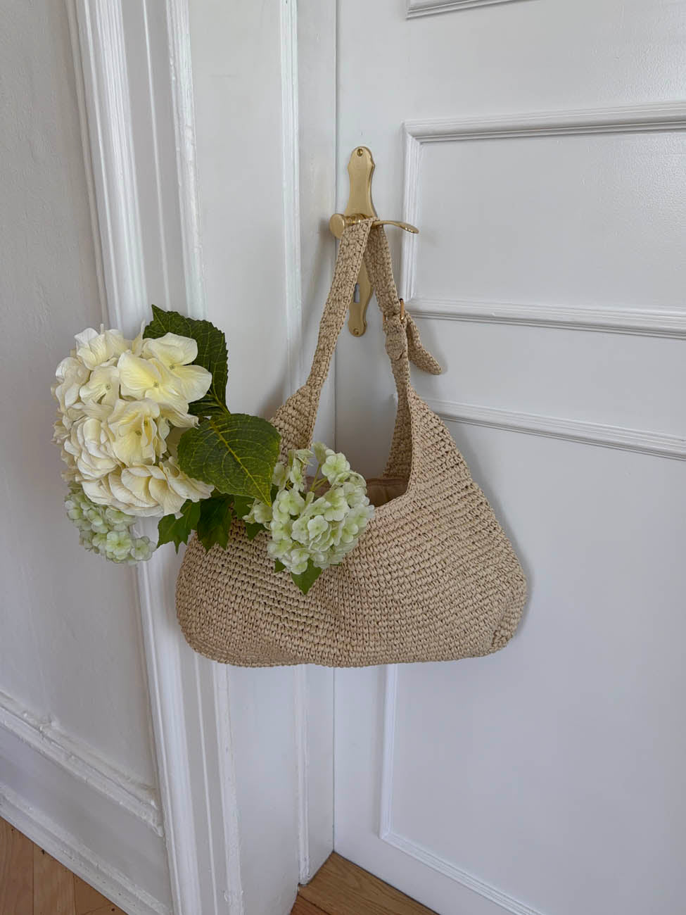 Taline flettaske - Beige