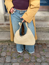 Taline flettaske - Beige