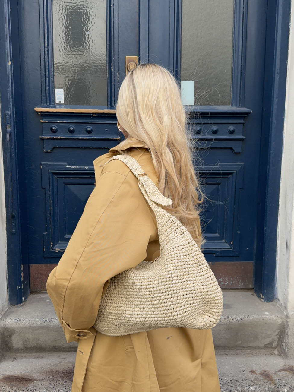 Taline flettaske - Beige