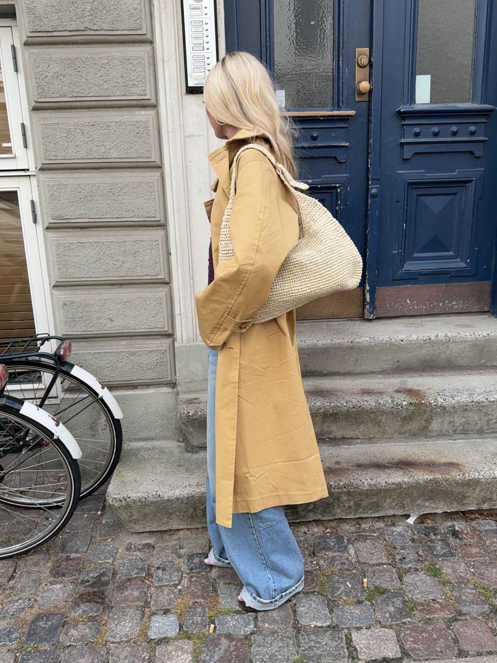 Taline flettaske - Beige