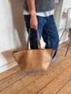 Chili flettet taske - Beige