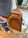 Chili flettet taske - Beige
