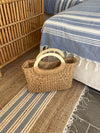 Maddaloni flettet taske - Beige