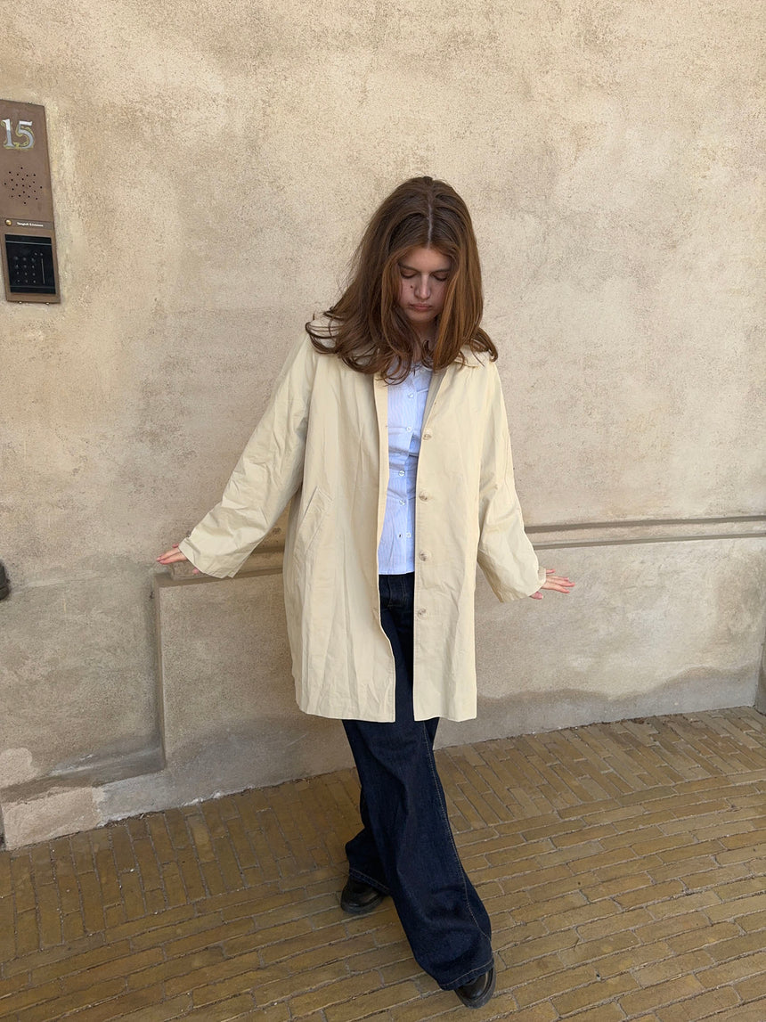 Lunaria frakke - Lys beige