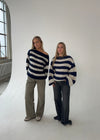 Anna Olympia Strik Navy – Strikkeopskrift & Garnpakke (deluxe)