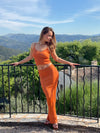 Malie glimmer nederdel - Orange