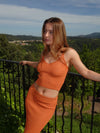 Malie glimmer tanktop  - Orange