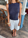 Montania glimmertop - Navy