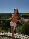 Emmeline glimmertop - Orange/brun