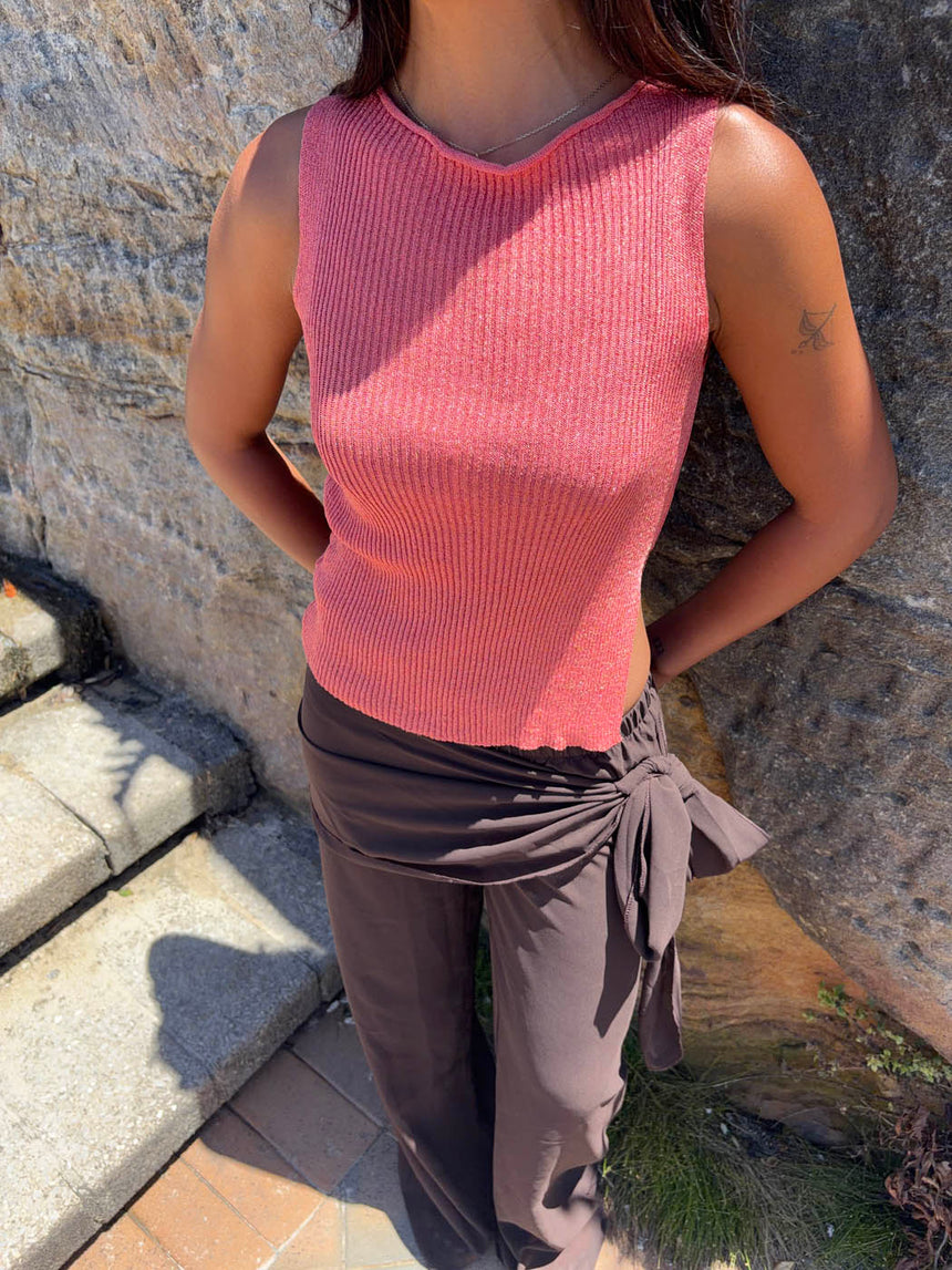 Montania glimmertop - Rosa