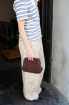 Calia hæklet clutch - Brun