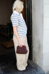 Calia hæklet clutch - Brun