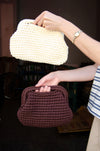 Calia hæklet clutch - Lys gul