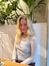 Monique halskæde - Lysegrøn
