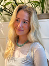 Monique halskæde - Lysegrøn