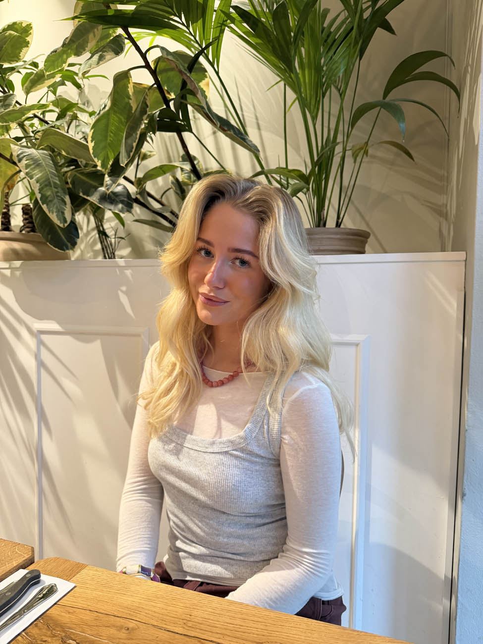 Monique halskæde - Rosa