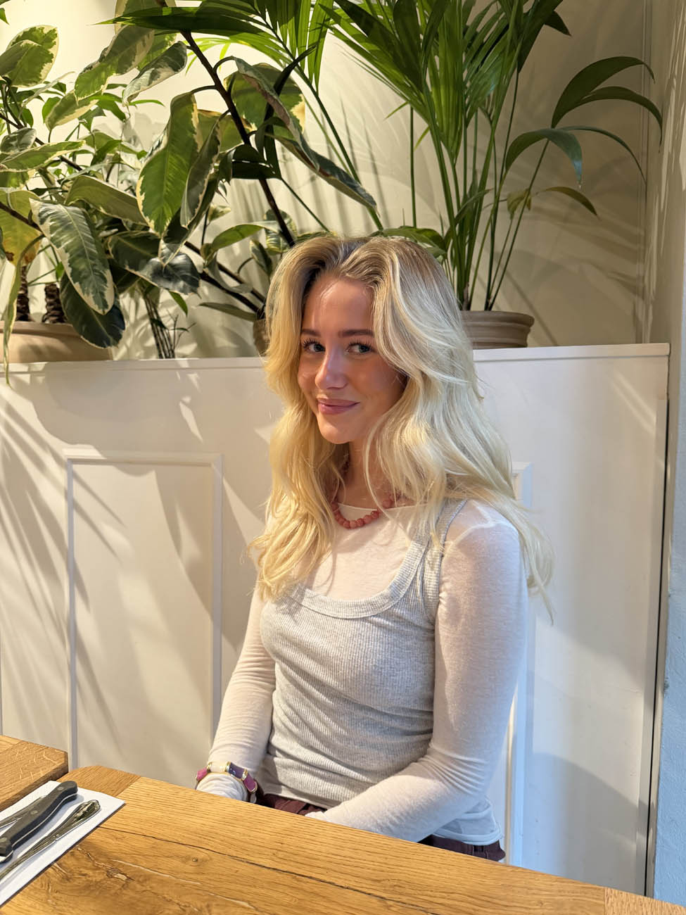 Monique halskæde - Rosa