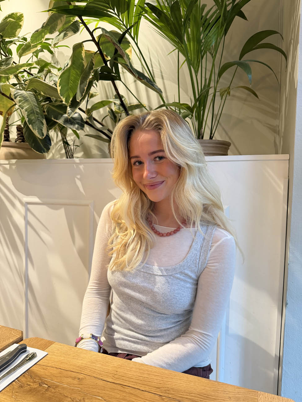 Monique halskæde - Rosa