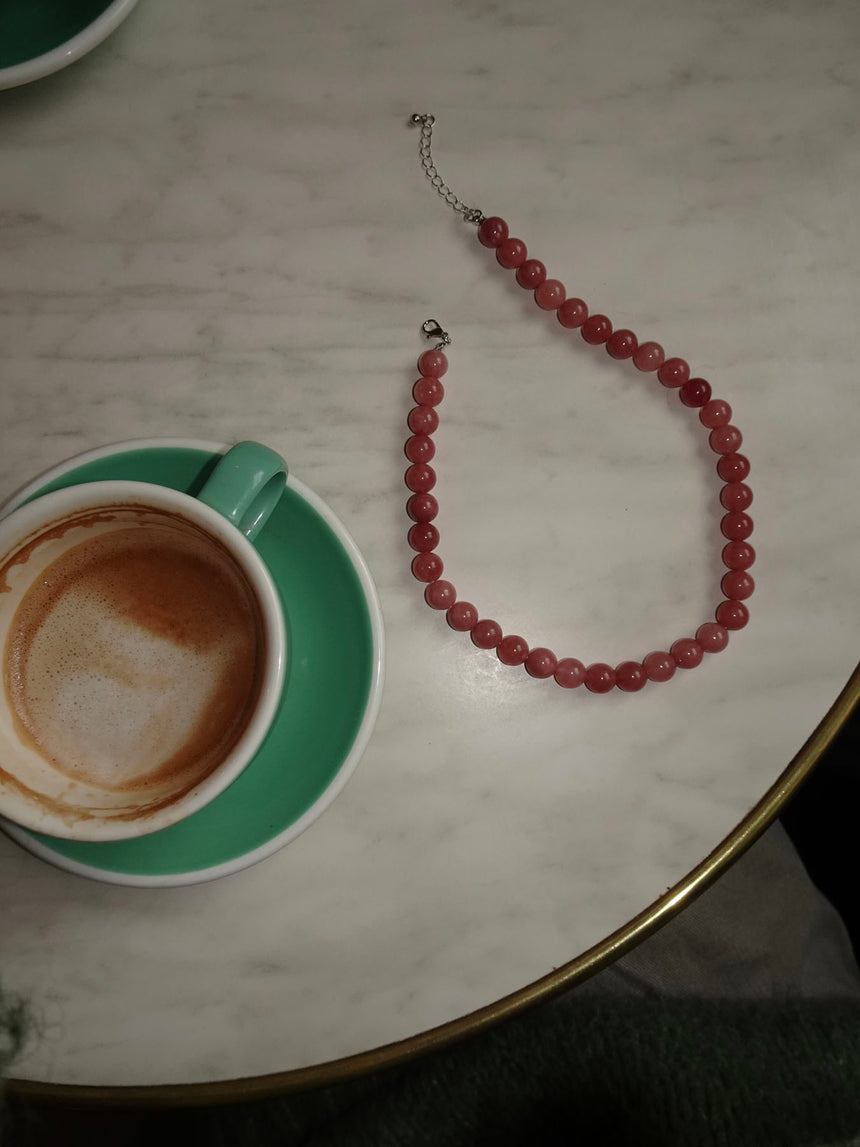 Monique halskæde - Rosa