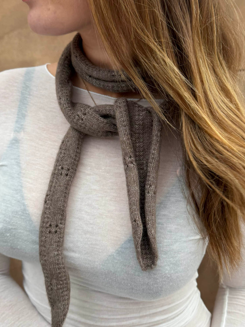 Tova halstørklæde - Taupe