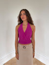 Darina halterneck top - Pink