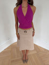 Darina halterneck top - Pink