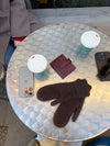 Fluffy handsker - Brun