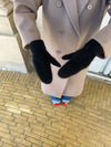 Fluffy handsker - Sort