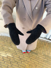 Fluffy handsker - Sort
