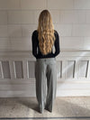 Ellen herringbone bukser - Grå